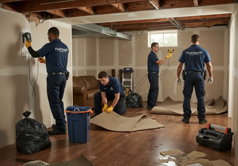 Flood DamageMaterial Assessment and Debris Removal process in Tanque Verde, AZ